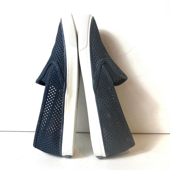 Sperry Top-Sider Womens 9.5M Sneakers Boat Shoe Blue Leather Slip On Memory Foam - Picture 5 of 12